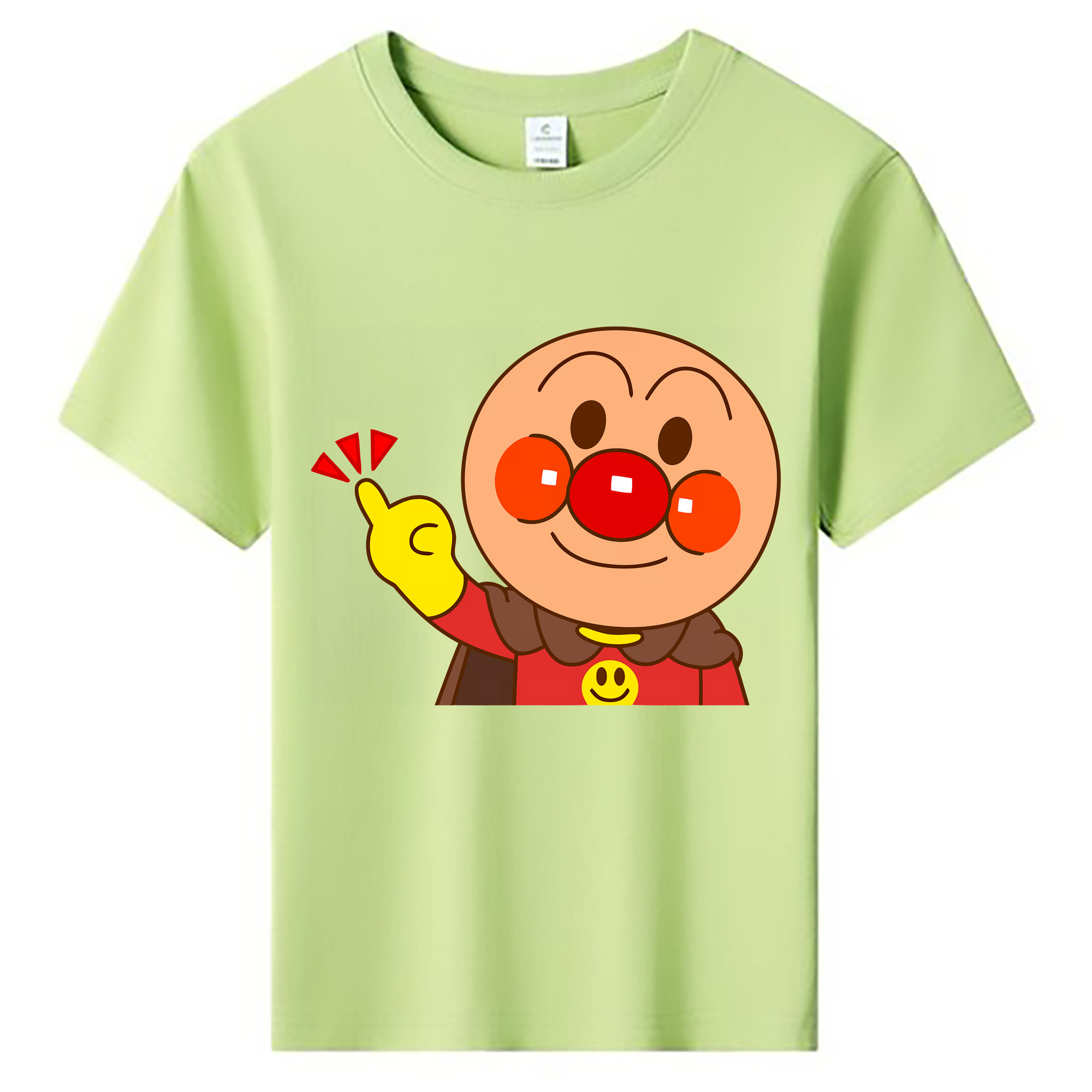 （画像用） アンパンマン Anpanman 綿100％キッズTシャツ（フロントプリント）